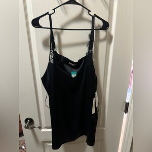Nine Britton Black Lace Cami Top